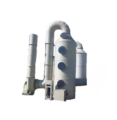 32 mm Coluna de absorção de embalagem de gás do depurador de ar industrial cinza para purificação de gás