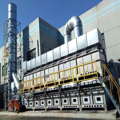 Equipamento de tratamento de gases residuais com catalisador de carbono ativo