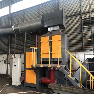 Tecnologia Dispositivo de combustão catalítica de extracção de gases de escape para instalações de fabrico
