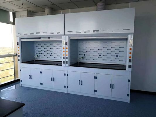 Capuz de fumaça de laboratório de decapagem de jóias com material anticorrosivo de aço inoxidável PP