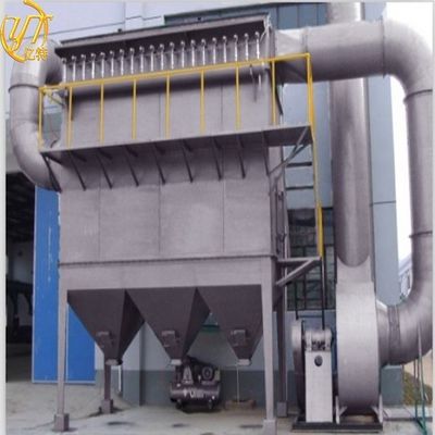 Sistema industrial de controlo de poeira com área de filtragem de 18 m2 e limpeza automática do jato de pulso