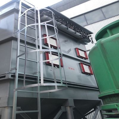 Sistema industrial de controlo de poeira com área de filtragem de 18 m2 e limpeza automática do jato de pulso
