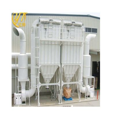 Sistema industrial de controlo de poeira com área de filtragem de 18 m2 e limpeza automática do jato de pulso