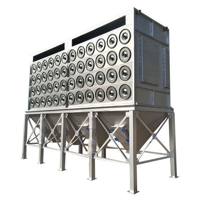 Máquina de depuração para tratamento de gases residuais com filtros automáticos de limpeza e aço carbono