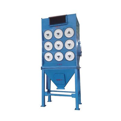 Extractor de pó de filtro de cartucho com 15kw de potência e tamanho mínimo de partícula de 0,3 microns