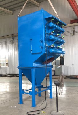 Extractor de pó de filtro de cartucho com 15kw de potência e tamanho mínimo de partícula de 0,3 microns