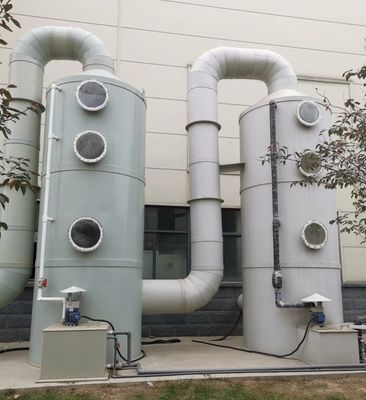 Torre de purificação de gases de escape de limpeza húmida de 400 kg com outras características