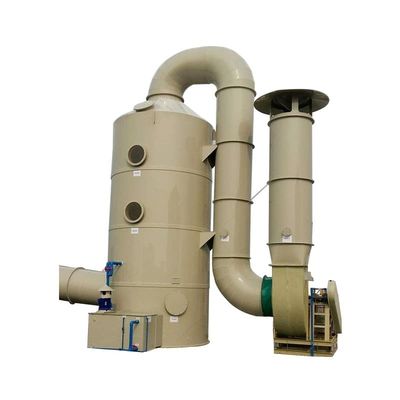 4000 mm de altura torre de purificação de pulverização húmida de limpeza de gases para controle da poluição do ar
