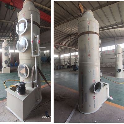 400 kg Torre de descarga de gases de escape Torre de depuração de gases úmidos para equipamentos de eliminação ODM