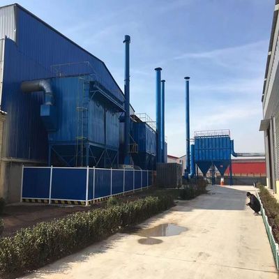 Estrutura de casa de sacos para tanque de remoção de cimento no topo do armazém Construção durável