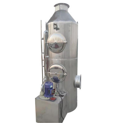 Torre de pulverização de limpador de gás de PP para tratamento de gases industriais residuais na produção de fertilizantes