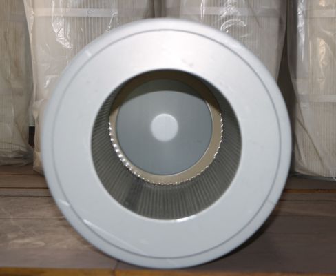 0Filtro de cartucho de ar plissado de porosidade de.3um para filtração de poeira em instalações de fabrico