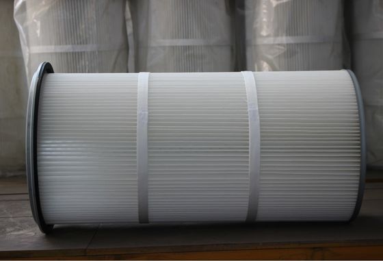 Filtro de ar plissado HEPA profissional de fibra de vidro de poliéster para colector de poeira D325*1000 mm