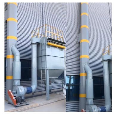160 Coletor de pó de sacos de filtro para a queima de hidrocarbonetos e resíduos hospitalares