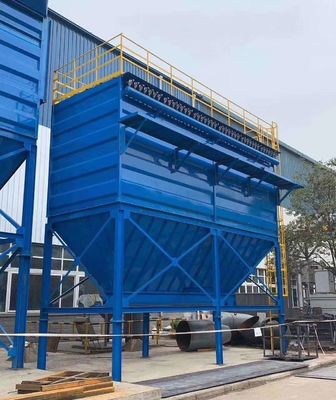 Área de filtragem de 36 m2 Colector de poeira eletrônica para caldeiras de planta de trituração de aço carbono