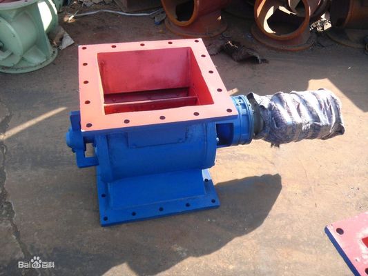 Dimensão de flange personalizada Alimentação rotativa industrial de alta temperatura para descarga de pó