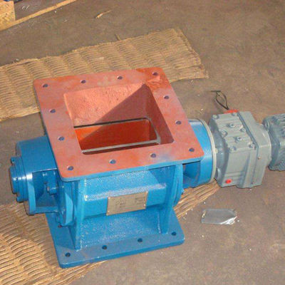Dimensão de flange personalizada Alimentação rotativa industrial de alta temperatura para descarga de pó