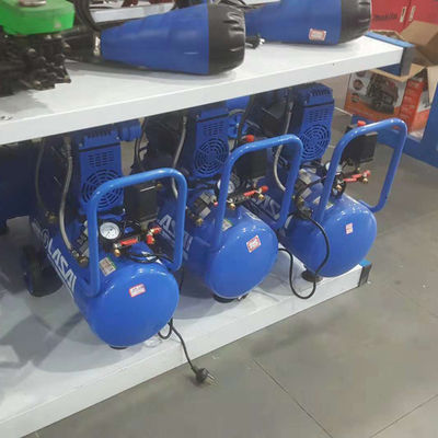 Compressor de ar sem óleo Silent Air Pump 980W Potência 30L Capacidade CONFIGURAÇÃO PORTABLE