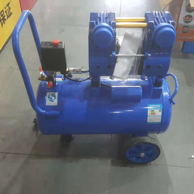 Compressor de ar sem óleo Silent Air Pump 980W Potência 30L Capacidade CONFIGURAÇÃO PORTABLE