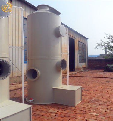 32mm bomba no diâmetro da tubulação coluna de absorção do esfregador de gás de ar com 99% de eficiência de purificação