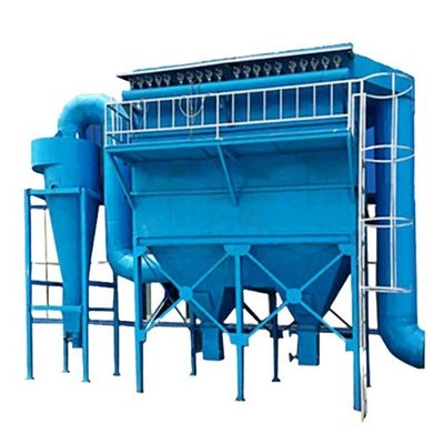 8 Válvulas de pulso Sistema de recolha de poeira industrial Baghouse com tamanho mínimo de partícula de 0,2 micrões
