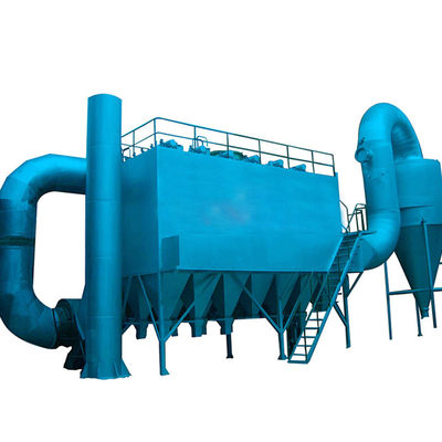 8 Válvulas de pulso Sistema de recolha de poeira industrial Baghouse com tamanho mínimo de partícula de 0,2 micrões