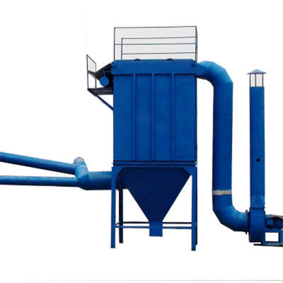 8 Válvulas de pulso Sistema de recolha de poeira industrial Baghouse com tamanho mínimo de partícula de 0,2 micrões
