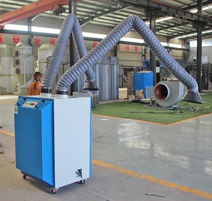 Equipamento de filtragem industrial portátil com 1 cartucho de filtro e sistema de autolimpeza