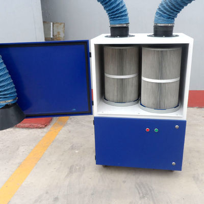 Extractor de fumo de soldagem de braço duplo 3kw para um ambiente de trabalho mais limpo e saudável