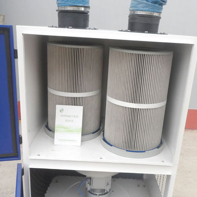 Extractor de fumo de soldagem de braço duplo 3kw para um ambiente de trabalho mais limpo e saudável