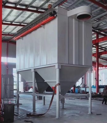 Estrutura da casa do saco Filtros de limpeza automática de ar industrial para fazendas madeireiras
