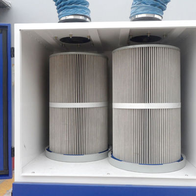 Extractor de fumo de soldagem de braço duplo 3kw para um ambiente de trabalho mais limpo e saudável