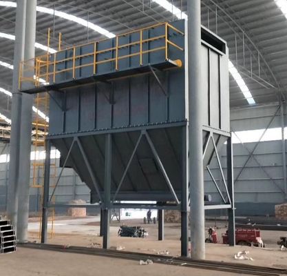 Estrutura da casa do saco Filtros de limpeza automática de ar industrial para fazendas madeireiras