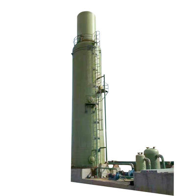 Limpezas de gás industrial SO2 torre de dessulfuração de alta purificação aço carbono OEM
