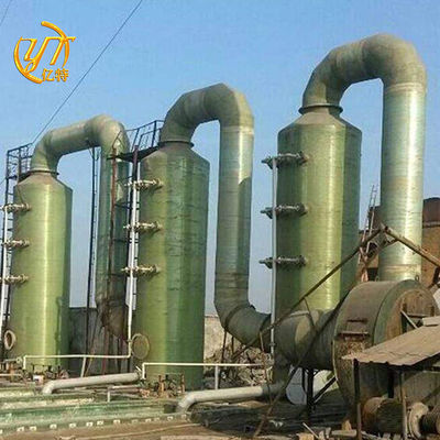 OEM Gas Scrubbers Torre de pulverização de aço inoxidável para um processo de limpeza de gás eficaz