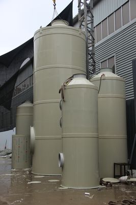 5kw Pump Power Wet Scrubber para tratamento de CO2 na torre de absorção industrial de aço carbono
