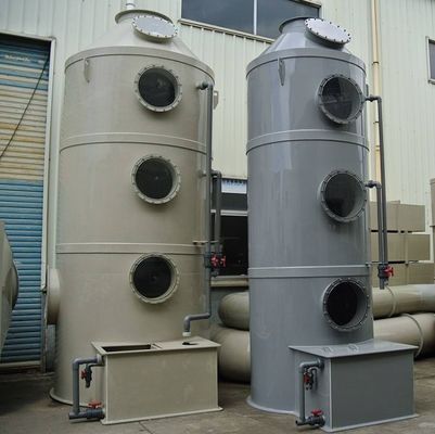 Torre de Absorção de Gás Químico Personalizada Alcançando 99,99% de Eficiência de Purificação