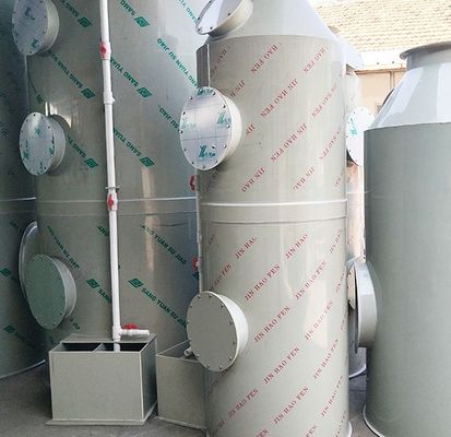 Torre de Absorção de Gás Químico Personalizada Alcançando 99,99% de Eficiência de Purificação