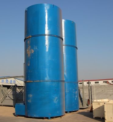 Coluna de adsorção industrial para purificação de gases residuais em grandes encomendas