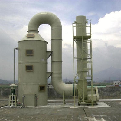 5 kW Pump Power Turma de lavagem de poeira Torre de lavagem de spray para tratamento de escape em branco ou cor personalizável