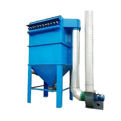 Colector de poeira de farinha de pulso para moinho de cimento de madeira Coleção de poeira 3kw aço carbono