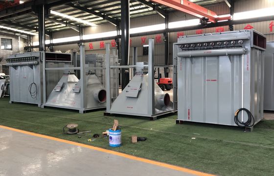 Filtragem de gases de escape industriais 24 peças colector de poeira branca com tecnologia de cartucho
