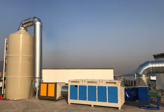 4mm-15mm espessura Tratamento de resíduos de gás de combustível gás de combustível ácido fumo de limpeza molhada torre de purificação