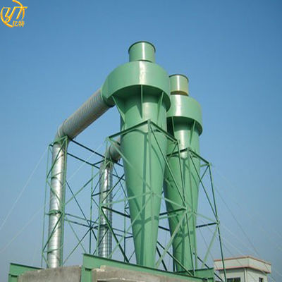 750-1060 m3/h Volume de ar Separador de poeira industrial de ciclones para processamento de tabaco