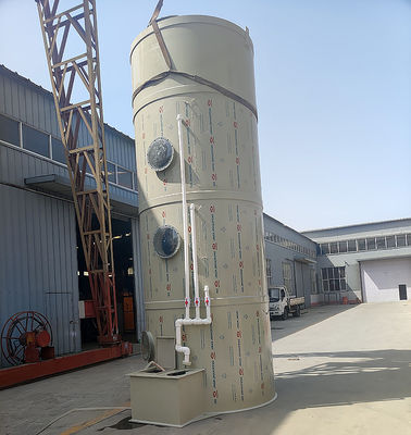 3259-5225 m3/h Torre de absorção de gases para tratamento eficaz dos gases de escape de CO2 e SO2