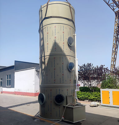 3259-5225 m3/h Torre de absorção de gases para tratamento eficaz dos gases de escape de CO2 e SO2