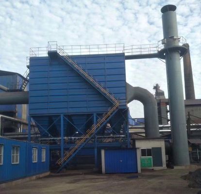Coletor de pó de cartucho de filtro para gases de escape industriais 0,3 micrões Tamanho mínimo de partículas